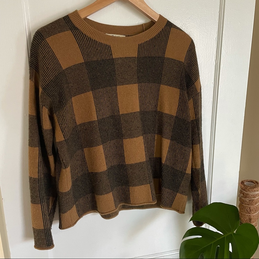 ✿ madewell gingham sweater ✿